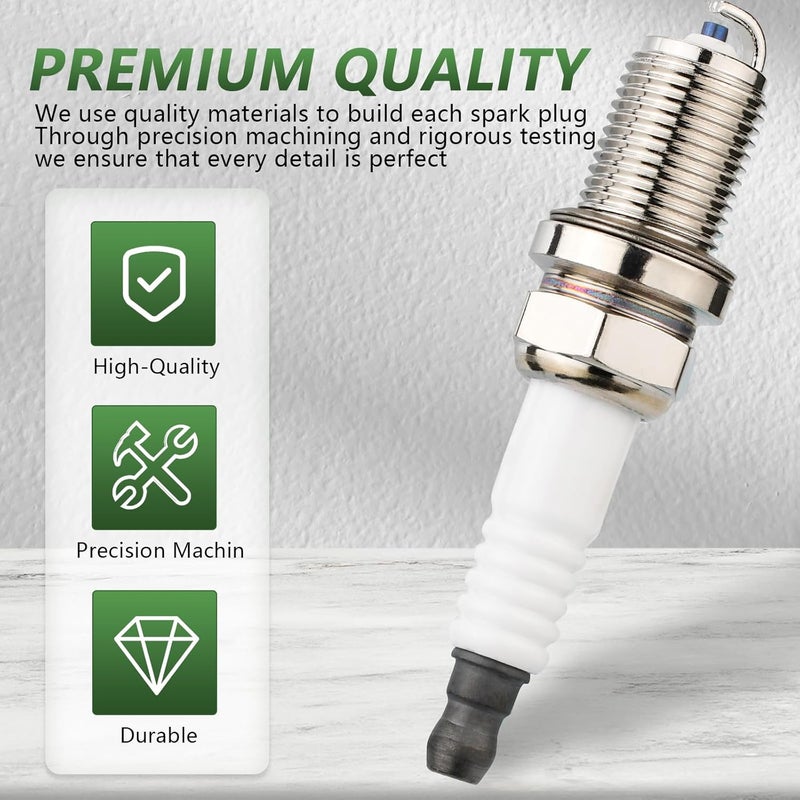 Tecreddy RC12YC Spark Plugs Compatible with Champion Briggs and Stratton 491055 491055S 692051 792015 491055T 5066 Kohler 25 132 12-S JD M78543 531308128 Lawn Mower Engine - Image 2